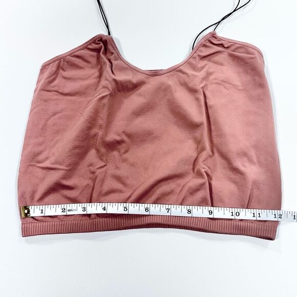 Intimately Free People brami orange stretch strappy crop top camisole M / L - Picture 4 of 6